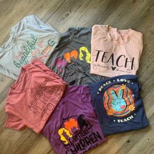 Teacher T-shirt bundle